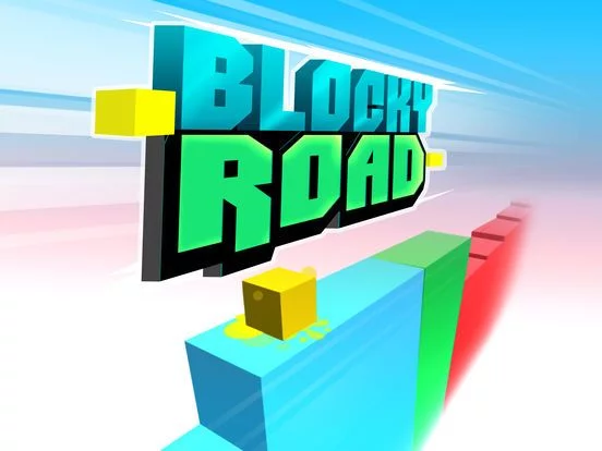 Изображение игры: Blocky Road.