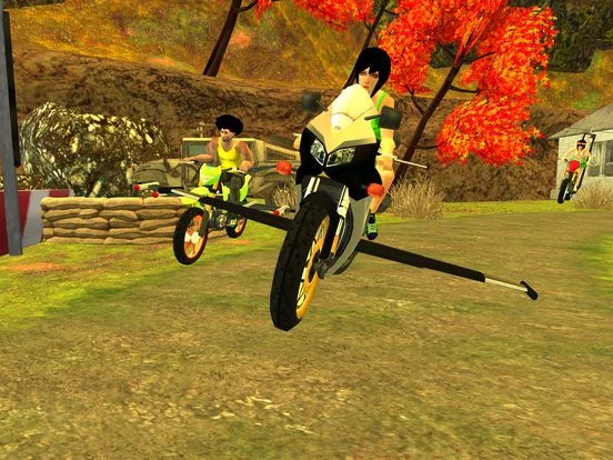 Изображение игры: 3D Flying Motorcycle Racing - Super Jet Bike Speed Simulator Game PRO