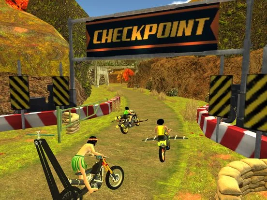 Изображение игры: 3D Flying Motorcycle Racing - Super Jet Bike Speed Simulator Game PRO