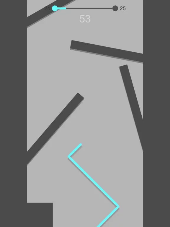 Изображение игры: Zig-Zag Line