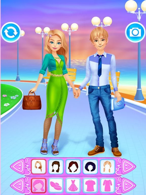 Изображение игры: Couples Dress Up - games for girls