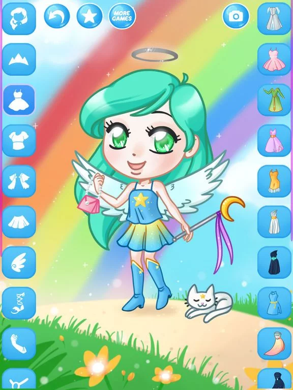 Изображение игры: Chibi Angel Dress Up - games for girls