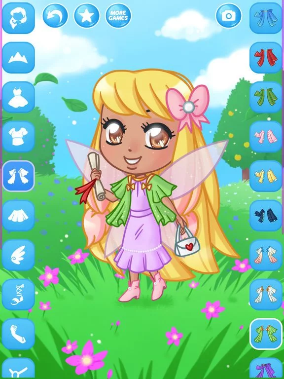 Изображение игры: Chibi Angel Dress Up - games for girls