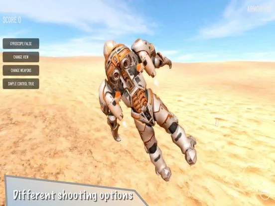 Изображение игры: Air Robots War 3D