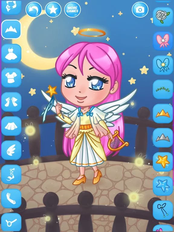 Изображение игры: Chibi Angel Dress Up - games for girls
