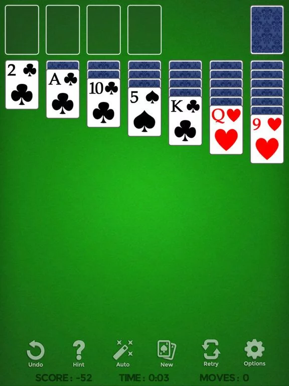 Изображение игры: Solitaire ‣