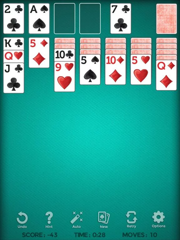 Изображение игры: Solitaire ‣