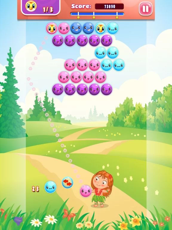 Изображение игры: Hula Bubble Magic - FREE - Caribbean summer adventure