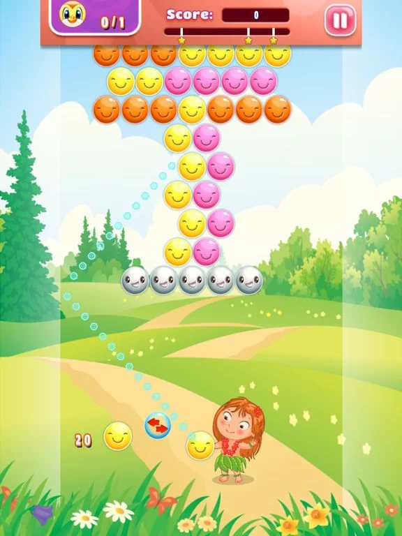 Изображение игры: Hula Bubble Magic - FREE - Caribbean summer adventure
