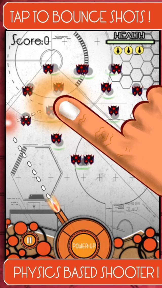 Изображение игры: Ricochet: Retro Space Shooter Free