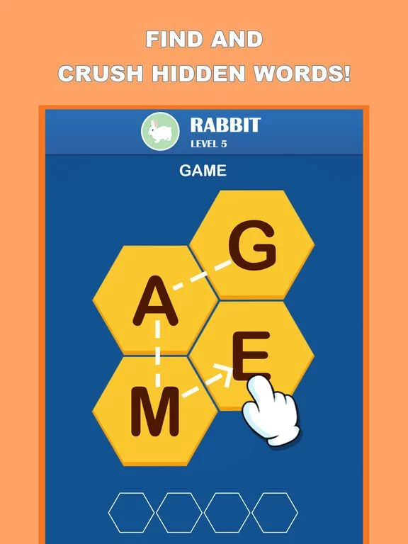 Изображение игры: Wordful Hexa-Brain Word Search