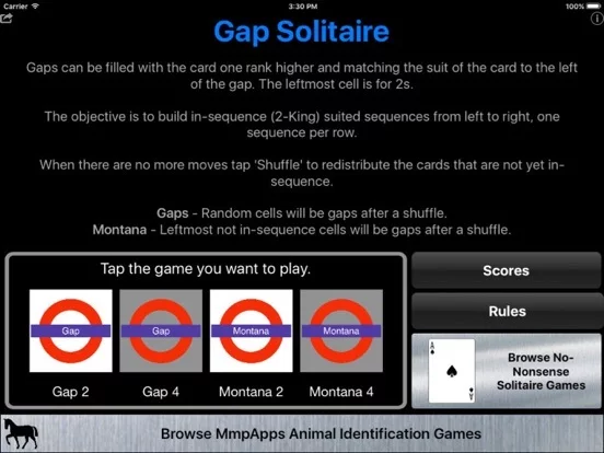 Изображение игры: Gap Solitaire