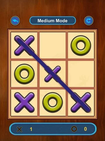 Изображение игры: Tic Tac Toe - Connecting Threes Square in a Row