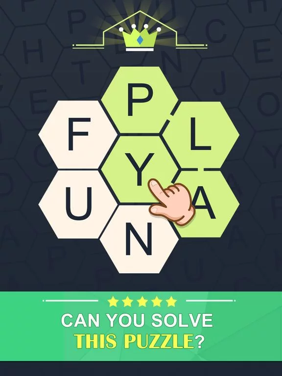 Изображение игры: Word Legend Hexa - Block Puzzles