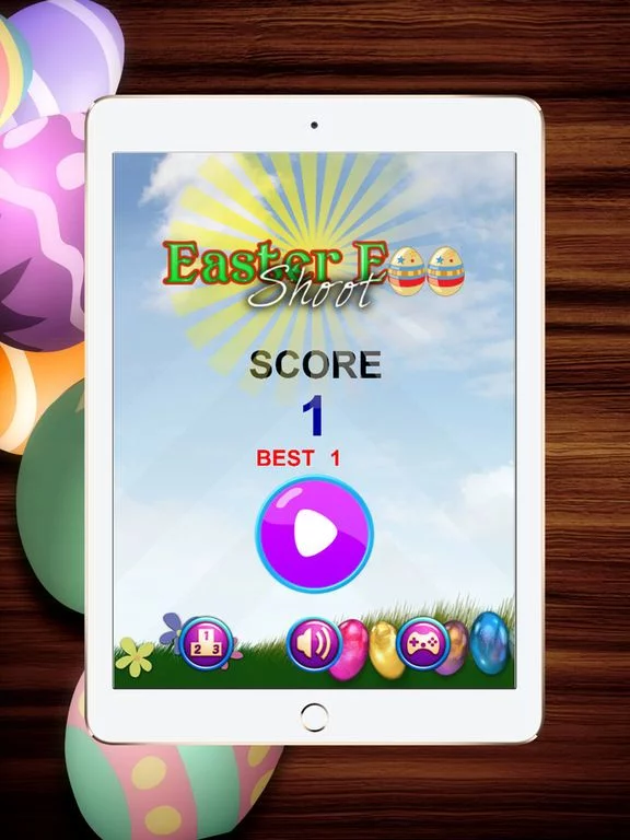 Изображение игры: Easter Candy Eggs Hunt Celebration - The Two Dots Blaster Game