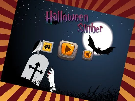 Изображение игры: Rolling Halloween Snake And Worm Slither Dot Eater