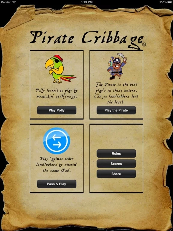 Изображение игры: Pirate Cribbage