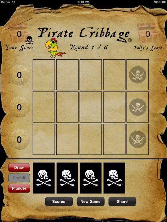 Изображение игры: Pirate Cribbage