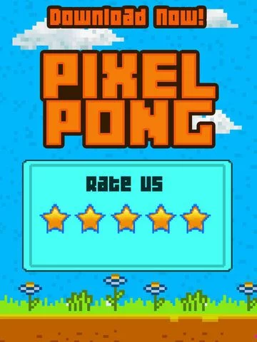 Изображение игры: Pixel Pong!
