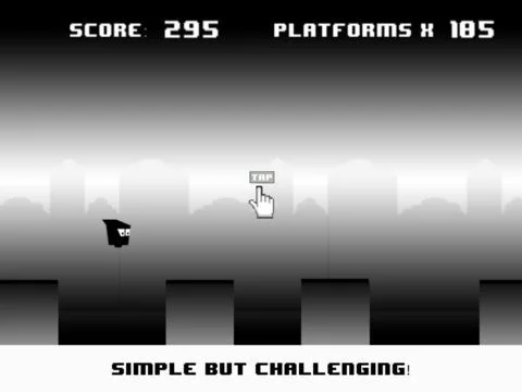 Изображение игры: Blob Run: Black and White Edition