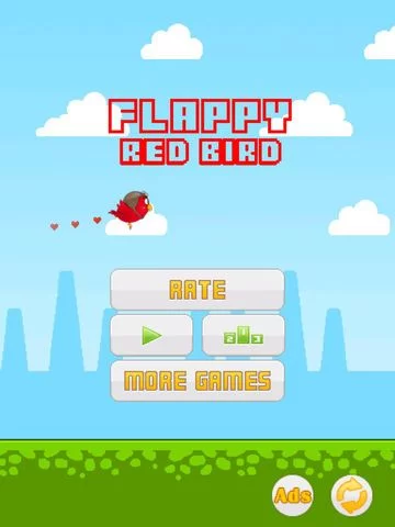 Изображение игры: Flappy Red Bird
