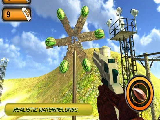 Изображение игры: Watermelon Shooting VS Beach C