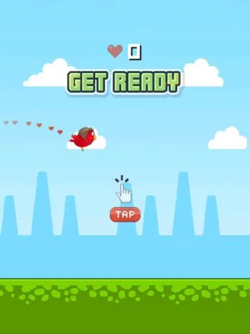 Изображение игры: Flappy Red Bird