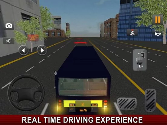 Изображение игры: 3D Bus parking Test