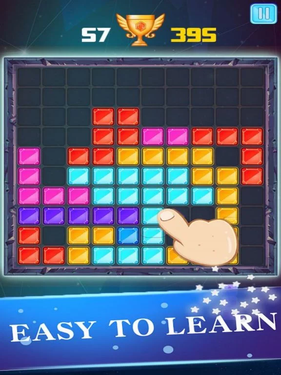 Изображение игры: Box Gems Block Puzzle