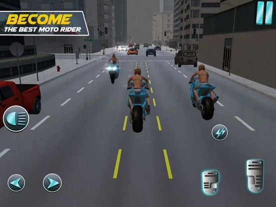 Изображение игры: Fast Moto City: Racing Street