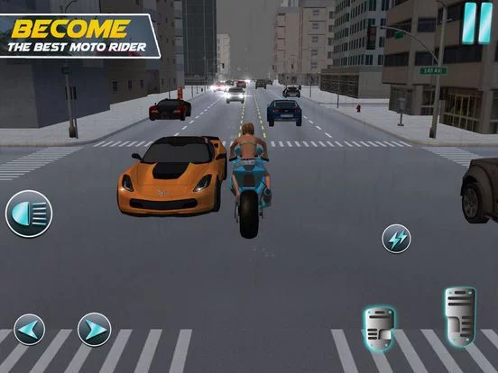Изображение игры: Fast Moto City: Racing Street