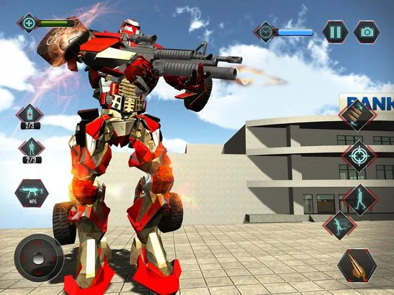 Изображение игры: Super Robot Steel Robbery Squad