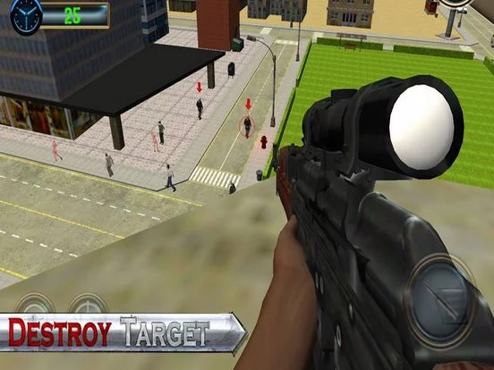 Изображение игры: Secret Agent Sniper: City Atta
