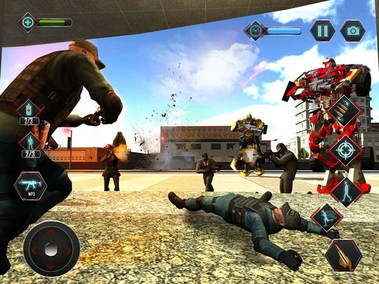 Изображение игры: Super Robot Steel Robbery Squad