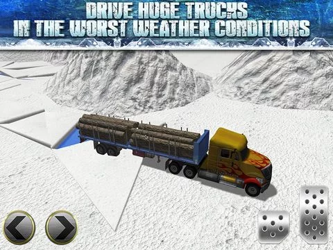 Изображение игры: Truck Parking Simulator - Ice Road Truckers Edition