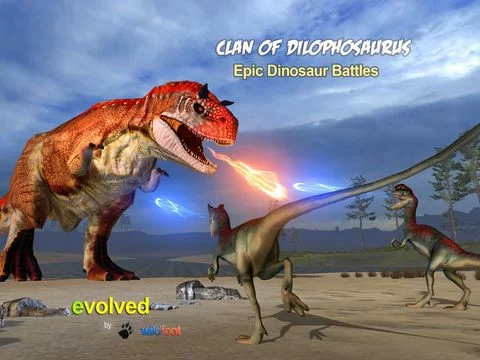 Изображение игры: Clan Of Dilophosaurus