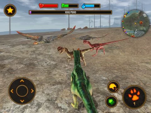 Изображение игры: Clan Of Dilophosaurus