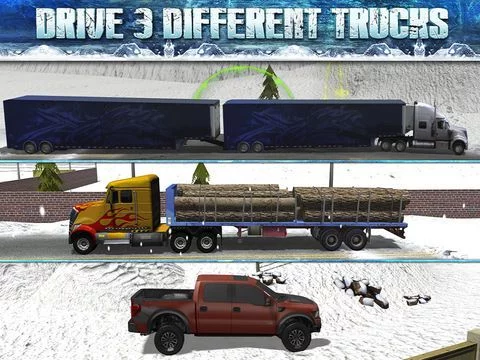 Изображение игры: Truck Parking Simulator - Ice Road Truckers Edition