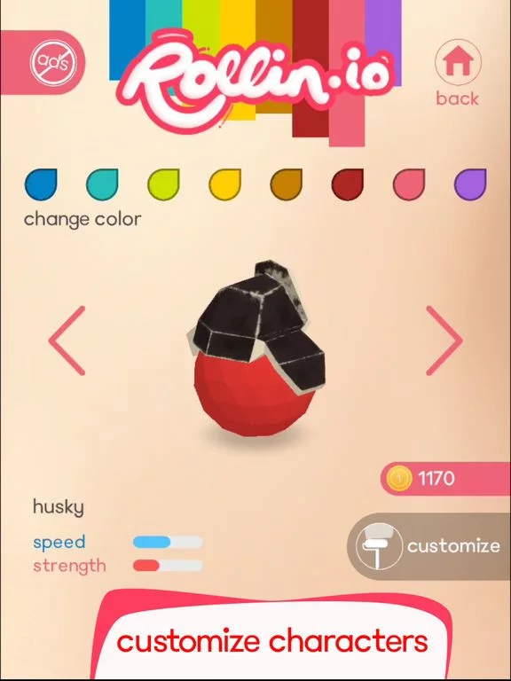 Изображение игры: Rollin.io