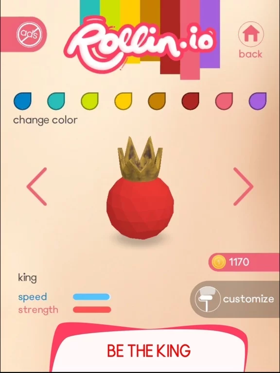 Изображение игры: Rollin.io