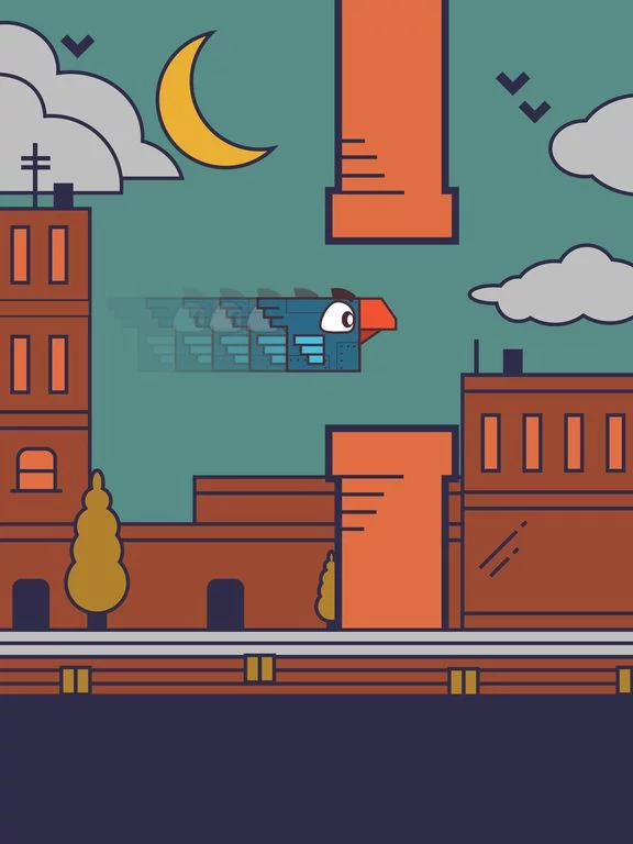 Изображение игры: Tap To Dash - Do Not Flap