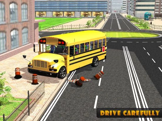 Изображение игры: School Bus Driver – City Drive to Pick & Drop Kids