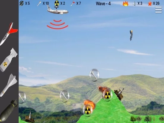 Изображение игры: Nuclear Bomber Full