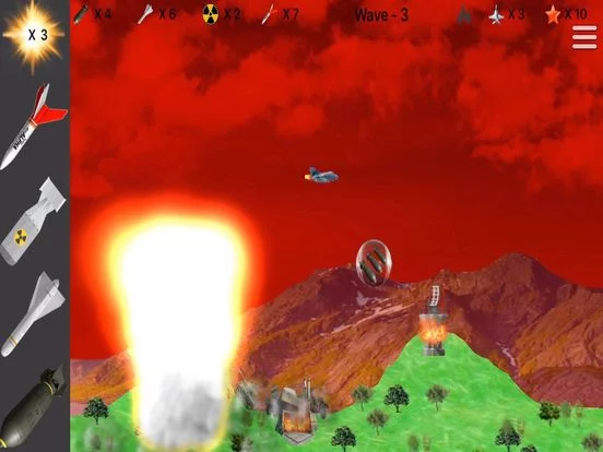 Изображение игры: Nuclear Bomber Full
