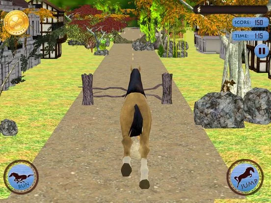 Изображение игры: Horse Simulator - Wild Animal Riding Simulation Game to enjoy in Real 3D Farm Fields