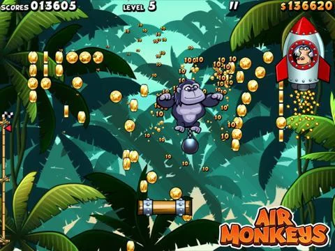 Изображение игры: Air Monkeys