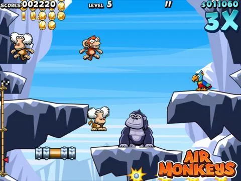 Изображение игры: Air Monkeys Lite