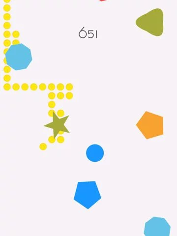Изображение игры: Dodge shape! (Dodge the shape and move up)