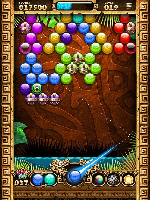 Изображение игры: Montezuma Bubble