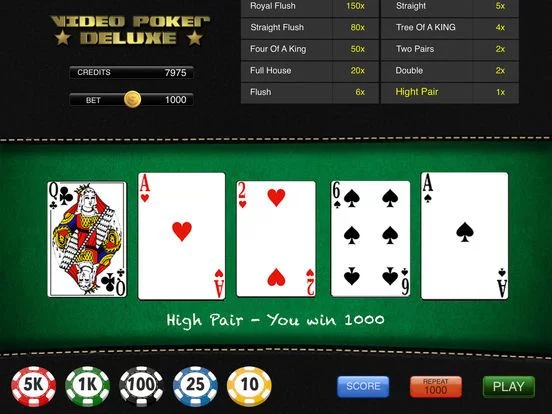 Изображение игры: Video Poker Deluxe *